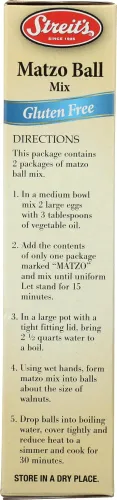 Vista 3 de Streit's Mix Matzo Ball Mix - Sin gluten - 4.5 onzas (paquete de 3)