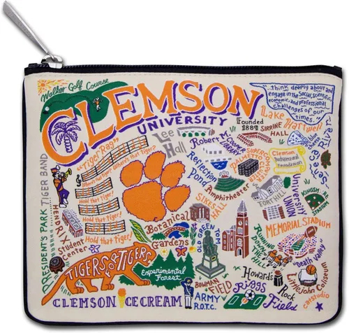 Vista 28 de Catstudio Bolsa con cremallera Parent South College, Arkansas Razorbacks