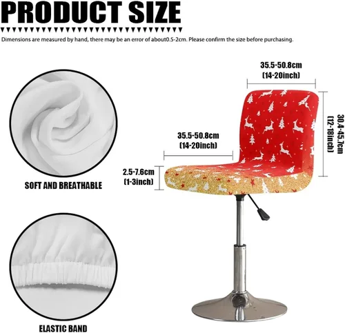 Vista 74 de American Eagle - Juego de 2 fundas para taburetes de bar para sillas de comedor, impermeables, antideslizantes, tamaño universal