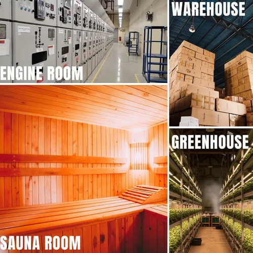 Vista 8 de Marsrut Termómetros de sauna Fahrenheit e higrómetro, medidor de medición de temperatura, higrotermógrafo de esfera interior, accesorios
