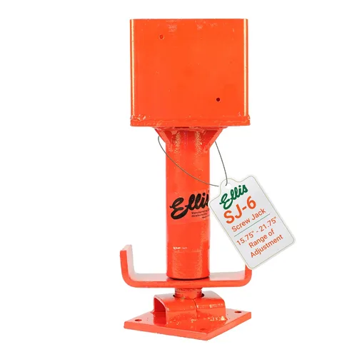 Vista 8 de Ellis Manufacturing Co. pieza de ajuste para elevador mecánico, 4x4 pulgadas/15.000 lb de capacidad Adjustable 4x4 screw jack for building