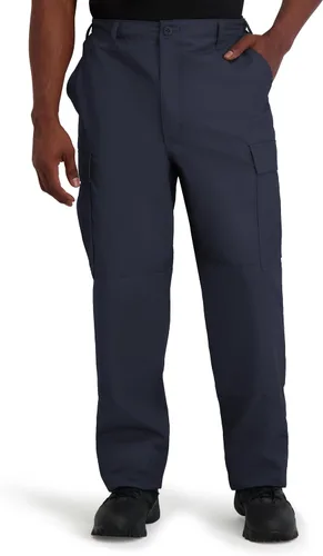 Vista 11 de Propper Pantalones de uniforme militar BDU con cremallera y bolsillos cargo para hombre Negro