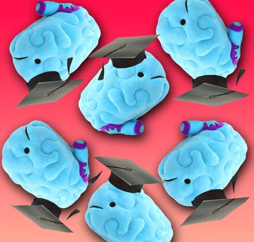 Vista 3 de Peluche de cerebro– ¡All You Need Is Lobe! - Serie I Heart Guts.