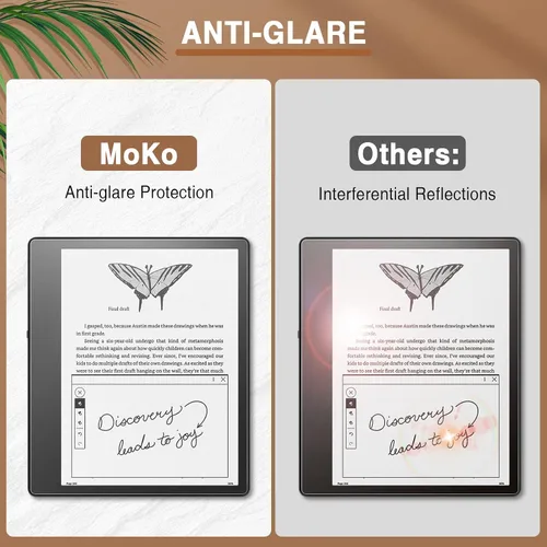 Vista 6 de MoKo Paquete de 2 protectores de pantalla mate para Kindle Scribe de 10.2 pulgadas, versión 2024/2022, con sensación de papel, película de PET