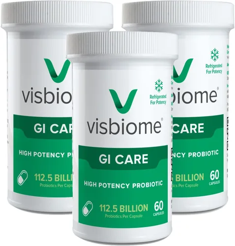 Vista 9 de Visbiome probiótico de alta calidad, 60 cápsulas, 112.5 mil millones de especies