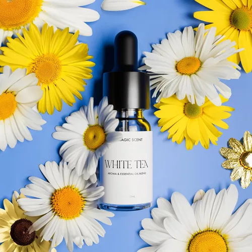 Vista 7 de The Magic Scent Aceite difusor de té blanco – Aromas de lujo para hotel y hogar – Difusor de aromas de aceite para el hogar diseñado para su uso