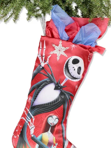 Vista 7 de Kurt S. Adler Disney The Nightmare Before Christmas Jack and Sally Stocking