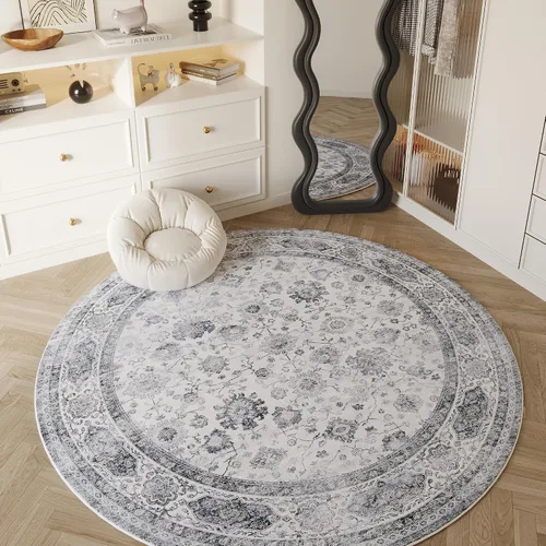 Vista 131 de Rugcomf Alfombra de Entrada de 2'x3' - Patrón Paisley, Tapete para Puerta de Entrada Interior, Floral Vintage, Lavable a Máquina, Alfombra