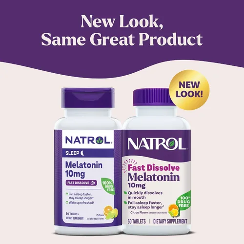 Vista 2 de Natrol - comprimidos de melatonina de disolución rápida