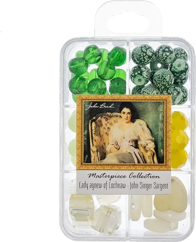 Vista 5 de John Bead Masterpiece Collection - Caja de cuentas de vidrio con mezcla de 3.00 oz A Bar en The Folies-Bergère - Edouard Manet Un bar