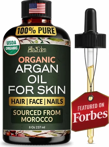 Vista 9 de Aceite de argán orgánico para el cabello, la cara y la piel, 100% puro