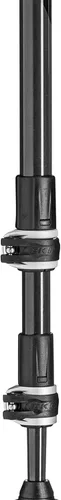 Vista 4 de LEKI Legend - Bastón de senderismo ligero ajustable de carbono negro (individual) para senderismo y senderismo