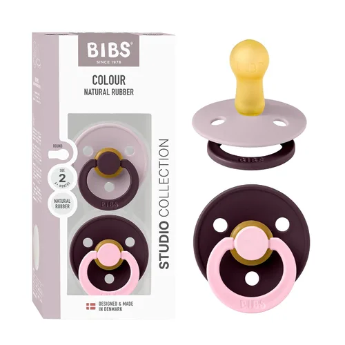 Vista 13 de Bibs Colour Fusion - Chupete de 0 a 6 meses, paquete de 2, pezón redondo, nube/hierro