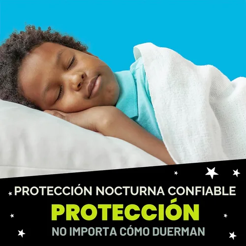 Vista 2 de Ninjamas Ropa interior nocturna para niños, talla S/M (38-70 libras), 14 unidades, protección durante la noche, ultra absorbente, hipoalergénica