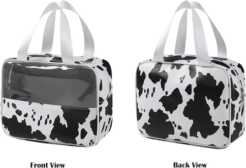 Vista 6 de IMCUZUR Neceser de viaje para mujer, bolsa de maquillaje, organizador de cosméticos, bolsa de viaje para accesorios y artículos de tocador