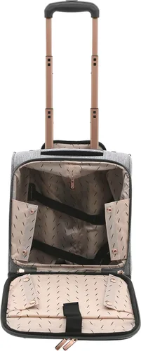 Vista 2 de kensie Hudson Softside - Juego de equipaje giratorio de 3 piezas, Gris brezo, Hudson Softside - Juego de equipaje giratorio de 3 piezas