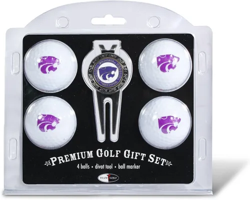 Vista 11 de Team Golf NCAA Unisex-Adult Team Golf NCAA Regulation Size Golf Balls (4 Count) & Divot Tool with Removable Double-Sided Magnetic Marker Cincinnati
