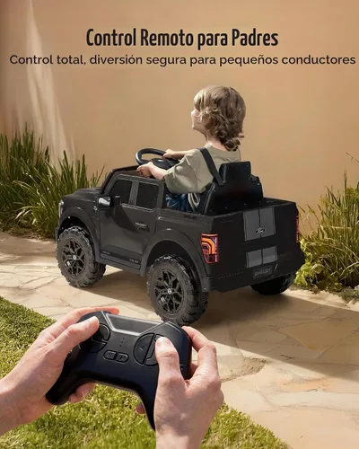Vista 5 de Ford Shelby F-150 24V - Auto eléctrico para niños de 3 a 6 años Negro
