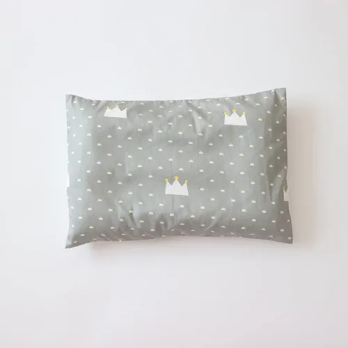 Vista 3 de Juego de ropa de cama de cuna 100% algodón para bebés, niños y niñas, 3 piezas, incluye funda de edredón, sábana bajera, funda de almohada Gris