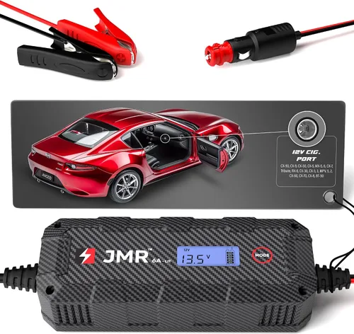 Vista 9 de Cargador de batería Mazda Cargador de goteo Acondicionador Mantenedor (sin modo de litio) 12V 6A Trickle Charger Conditioner Maintainer For CX-90