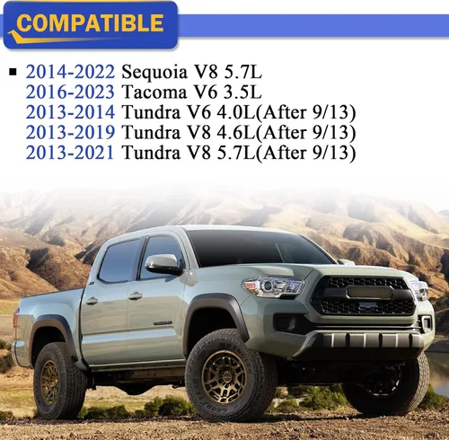 Vista 2 de Filtro de aire del motor CA11895 para Toyota Tacoma V6 3.5L de 2016-2023, Toyota Sequoia V8 5.7L de 2014-2022, Toyota Tundra 4.0L 4.6L 5.7L