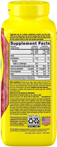 Vista 3 de L'il Critter Immune C Plus Zinc y vitamina D para niños, (290 unidades)