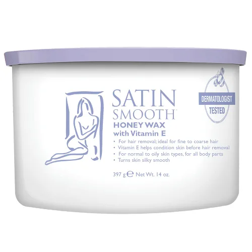 Vista 24 de Cera de depilación para cabello Satin Smooth Aloe Vera 14oz.