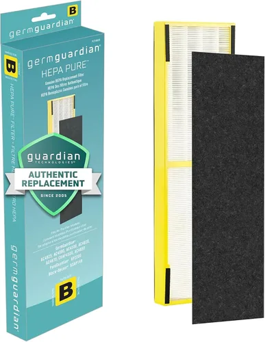 Vista 8 de GermGuardian Filter B True HEPA Pure - Filtro purificador de aire auténtico, elimina el 99.97% de los contaminantes, humo de incendios forestales