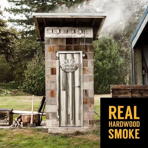 Vista 4 de Tillamook Country Smoker Tillamook Real Hardwood Smoked Old Fashioned Silver Dollar - charqui de carne de vacuno