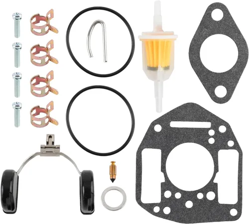Vista 2 de AUTOKAY Kit de Carburador para Onan Late Nikki Performer 16 18 20 P216G P218G P220G 146-0657 146-6100 146-0479 146-0414 146-0496 Kit de reparación