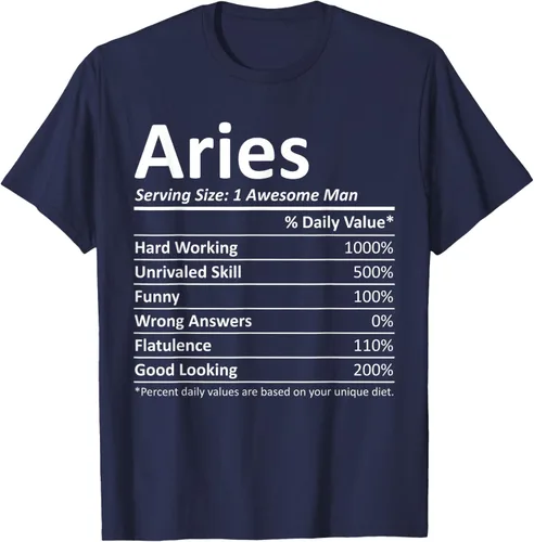Vista 47 de ARIES Nutrition - Camiseta divertida de regalo con nombre personalizado para cumpleaños, Negro, S
