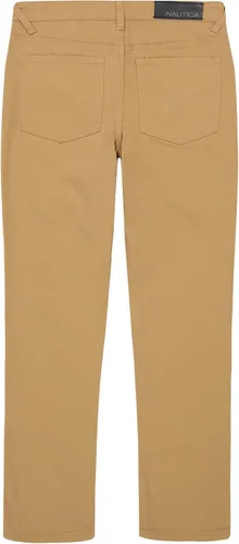 Vista 2 de Nautica Boys' Classic Fit Stretch Twill Pant, 5-Pocket Style, Zipper Fly & Button Closure