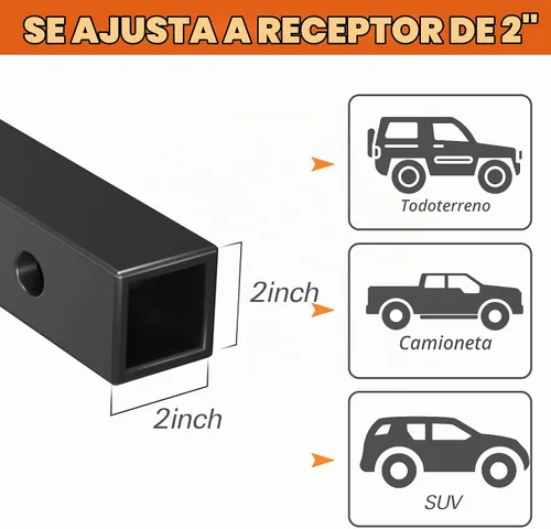 Vista 6 de WEIZE Cesta de Carga con Enganche para SUV, Camión - 53x19 Pulgadas, Capacidad de 500LB, con Bolsa Impermeable, Correa de Red, Tensor, Recubierto