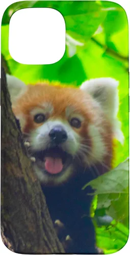 Vista 6 de Cute Funny Red Panda Smiling Tree Animal Nature Lover Gift Case for iPhone 17