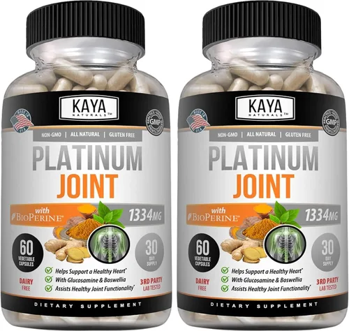 Vista 10 de Kaya Naturals Platino - Nature Made Bioperine, glucosamina, cúrcuma con boswellia, propiedades antioxidantes saludables, curcumina de cúrcuma 1334