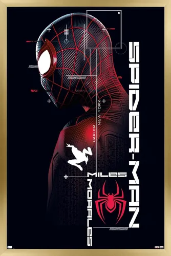 Vista 15 de Trends International Marvel's Spider-Man: Miles Morales - Póster de pared de Miles, 22.375 x 34 pulgadas, versión sin marco