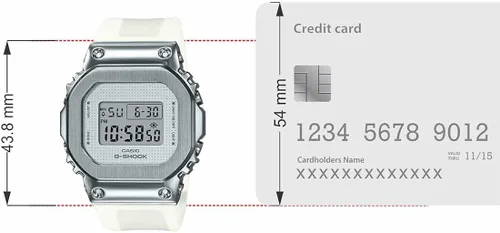 Vista 7 de Casio G-Shock - Correa digital de resina Gm-S5600Sk-7 Gms5600Sk-7 200M para mujer