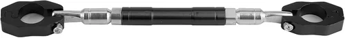 Vista 5 de Aramox Barra transversal de manillar de 0.866 in, universal 7/8 pulgadas ajustable, aleación de aluminio negro almohadilla cruzada para manillar