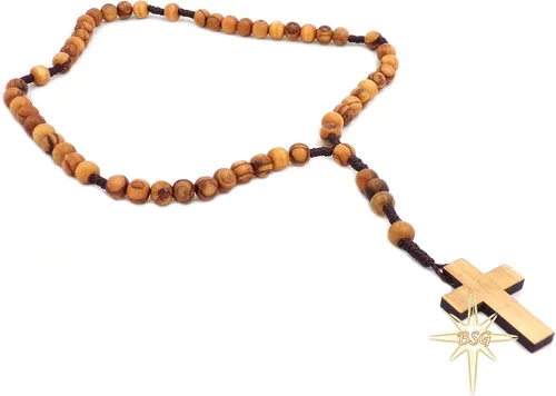 Vista 11 de Rosario personalizado de madera de olivo de Belén, nombre propio, regalos para niños, confirmación, primera comunión, bautismo para niños y niñas.