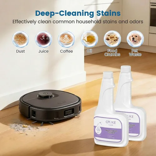 Vista 4 de CPLIKE Lavender Scented Floor Cleaning Solution Compatible with eufy C28 Lavender Version