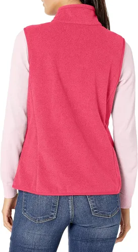 Vista 2 de Tienda Essentials - Chaleco de vellón polar suave, sin mangas y de corte clásico para mujer (disponible en tallas extragrandes)
