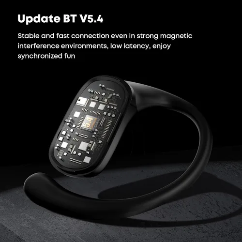 Vista 9 de Auriculares Bluetooth de conducción de aire, IPX5 impermeables de conducción de aire, audífonos sobre la oreja con micrófono, auriculares sobre