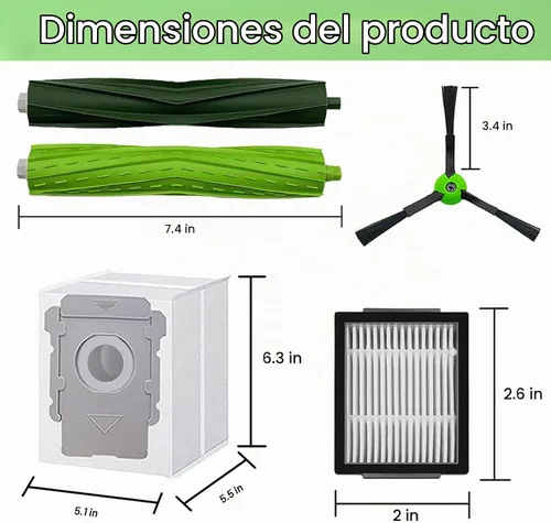 Vista 4 de Piezas de repuesto para iRobot Roomba E5 E6 E7 i2 i3 i3+i4 i4+ i5 i5+ i6 i6+ i7 i7+ i8 i8+/Plus i1 E i j Series Robot Aspirador, 1