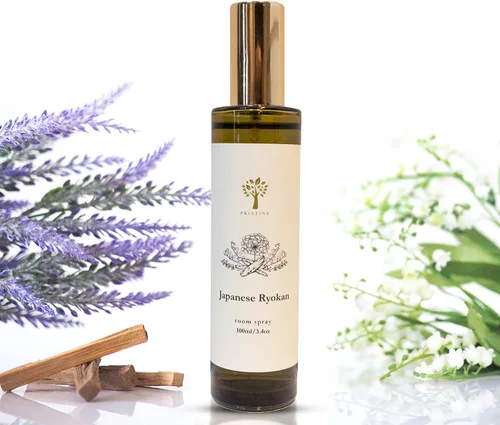 Vista 11 de PRISTINE English Country Inn Linen & Room Spray Ambientador, hecho con aceites esenciales, fragancia en aerosol para ambientes con fresa y vainilla