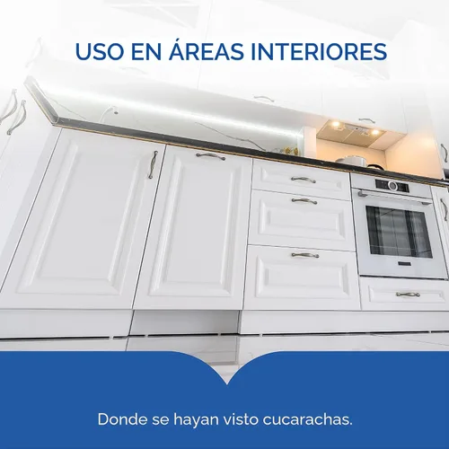 Vista 3 de Hot Shot Cebo Líquido para Cucarachas, Mata Cucarachas, 1 Paquete, 6