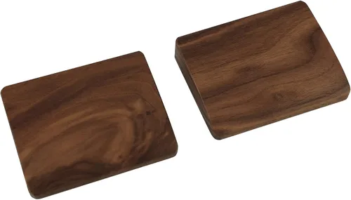 Vista 8 de Reposamuñecas ergonómico de madera maciza de nogal para AKKO Alice Pro