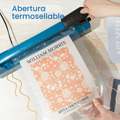 Vista 4 de Bolsas de polietileno transparentes planas de extremo abierto de 4" X 6" (1000 unidades) - 1.1 mil