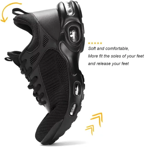 Vista 3 de Kapsen Men's Air Running Shoes Lightweight Breathable Walking Shoes Non Slip Fashion Sneakers Mesh Workout Casual Sports Shoes