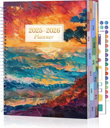 Vista 10 de CAGIE Planificador Mensual 2026: Planificador de Calendario de 12 Meses Ene 2026 - Dic 2026 Planificador Semanal y Mensual 8.5" x 11" Planificadores
