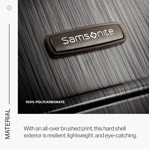 Vista 5 de Samsonite Winfield 2 - Equipaje rígido con ruedas giratorias, Carbón vegetal
